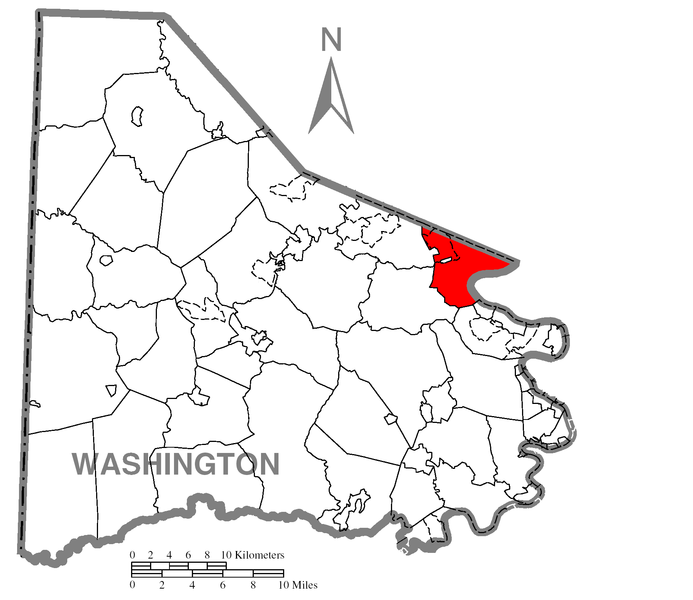 Datei:Map of Union Township, Washington County, Pennsylvania Highlighted.png
