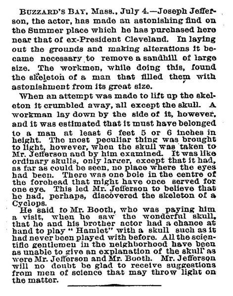 Datei:New York Times, 5. Juli 1891; - buzzard-bay-skeleton.jpg